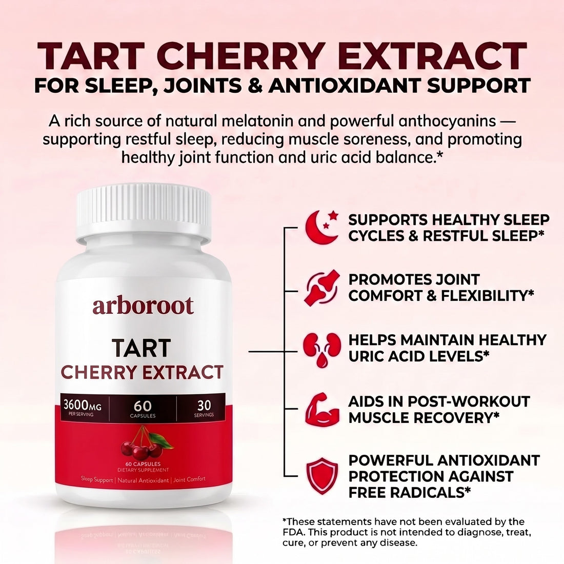 Arboroot Tart Cherry uric-acid
