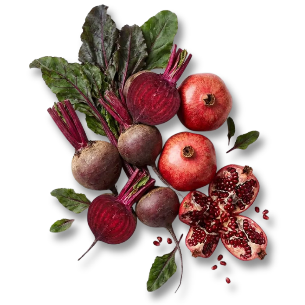 Beetroot and pomegranate
